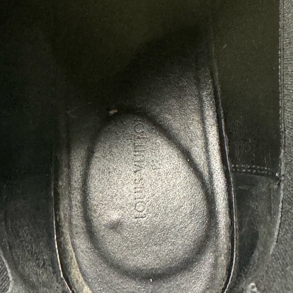 Louis Vuitton Beauborg Ankle Black Boots In Soft Lamb Skin Leather Size 38 - Picture 11 of 16